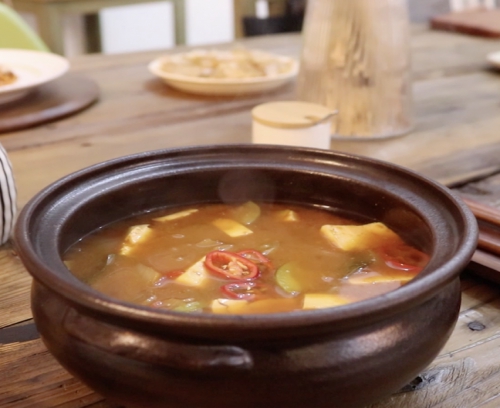 된장찌개 레시피, soybean paste s...